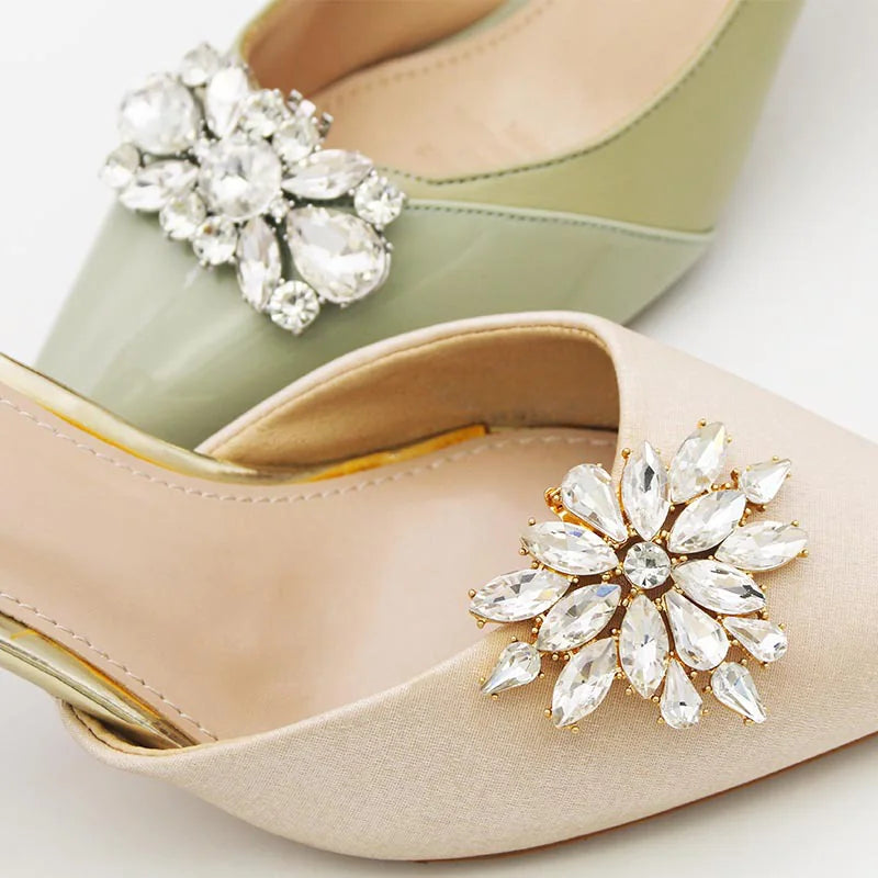 Crystal Decorative Buckle for High Heels and Shoes