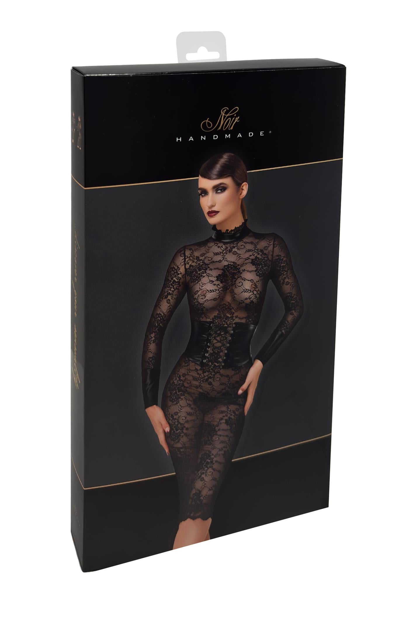 F375 Noirelle Lace Corset Midi dress - 3XL-8