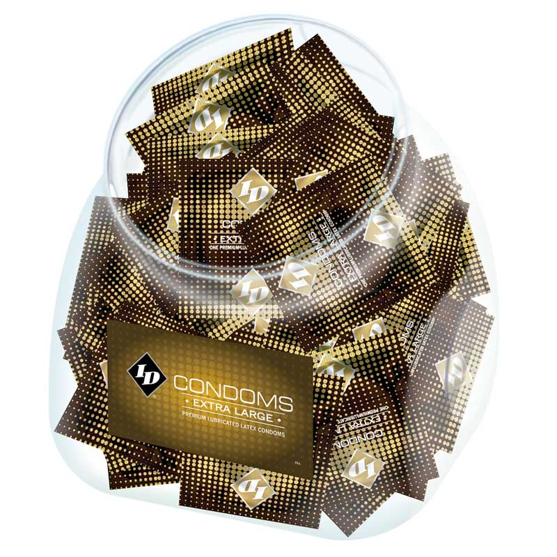 ID Extra Large Condom Jar (144/Jar)-0