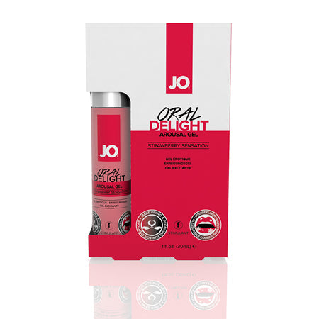 JO Oral Delight Arousal Gel Strawberry Sensation 1 oz.-0
