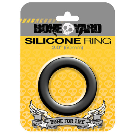 Boneyard Silicone Ring 50mm Black-0