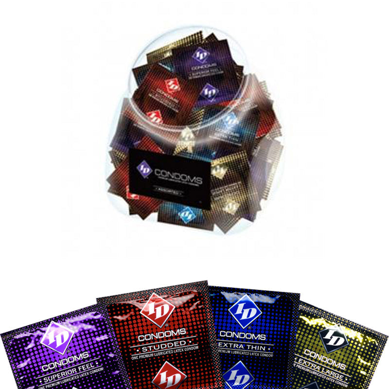 ID Assorted Condom Jar (144 condoms)-0
