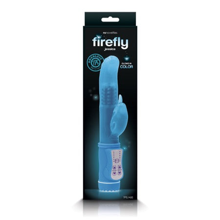 Firefly Jessica Rotating Dolphin Vibrator Blue-0