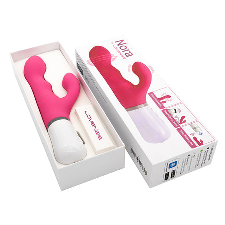 Lovense Nora Bluetooth Remote-Controlled Long-Distance Rabbit Vibrator-0