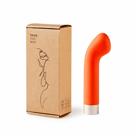 Love Not War Liebe Head Orange-0