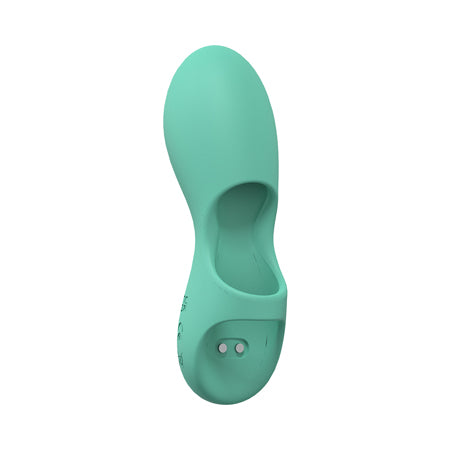 LoveLine Joy 10 Speed Finger Vibe Silicone Rechargeable Waterproof Green-0
