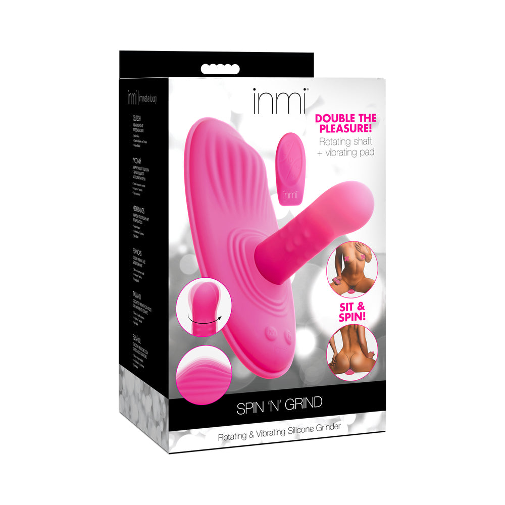 INMI Spin 'N' Grind Rotating & Vibrating Silicone Grinder-0