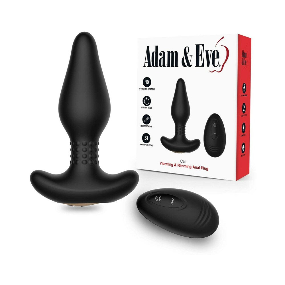 Adam & Eve Carl Vibrating & Rimming Plug-0