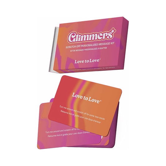Love to Love Glimmers Scratch Off Personalized Message Kit-0