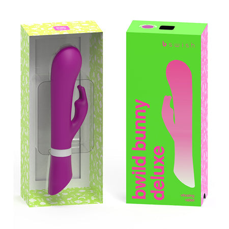 B Swish Bwild Deluxe Bunny Vibrator Raspberry-0