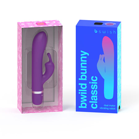 B Swish Bwild Classic Bunny Vibrator Purple-0