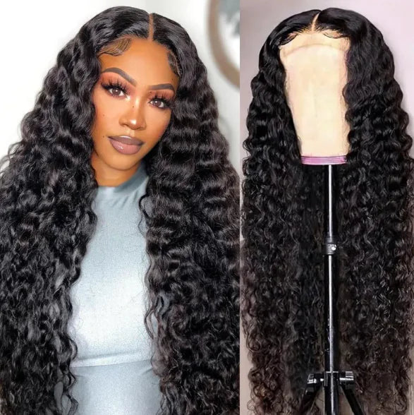 Deep Wave Front Lace Human Hair Wig