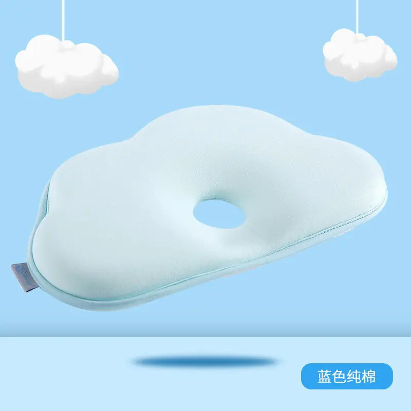 Baby Cloud-Shaped Pillow for Newborns, Washable Cotton