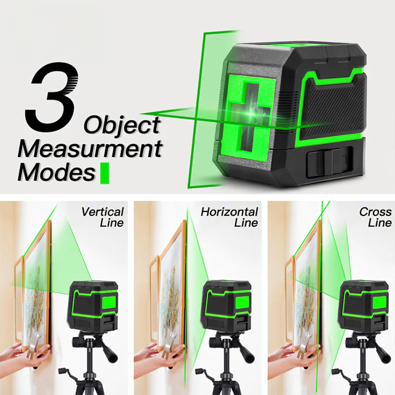 Portable Mini Laser Level with High Precision Green Light