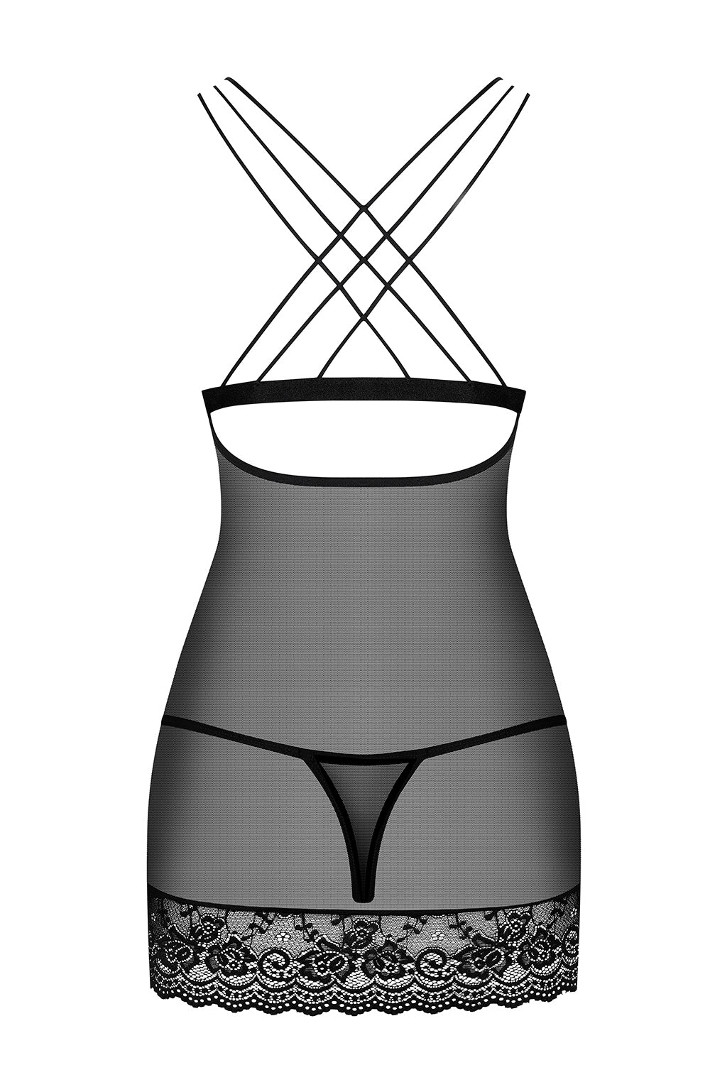 854-CHE-1 Chemise schwarz - L/XL-3