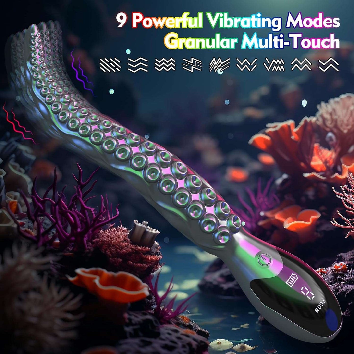 OctoVibe Tentacle Vibrating Dildo – 9 Modes-1
