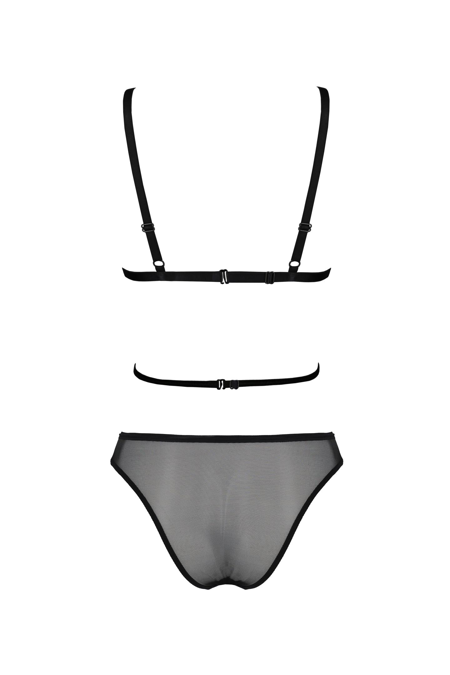 schwarzes 2-teilges Set PA596648 - 2XL/3XL-5