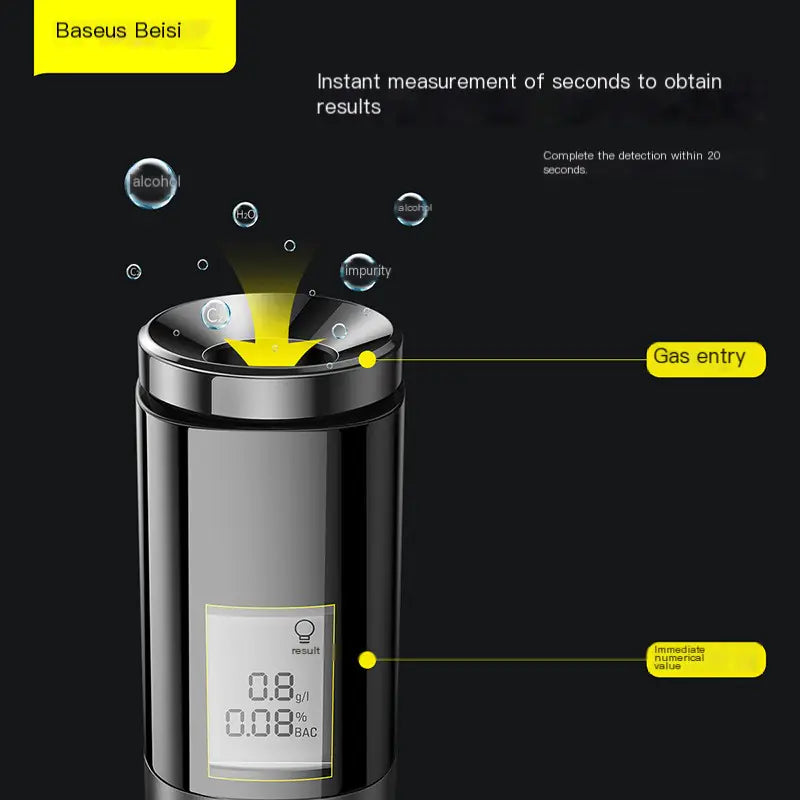 Portable Charging Breathalyzer for Accurate Testing
