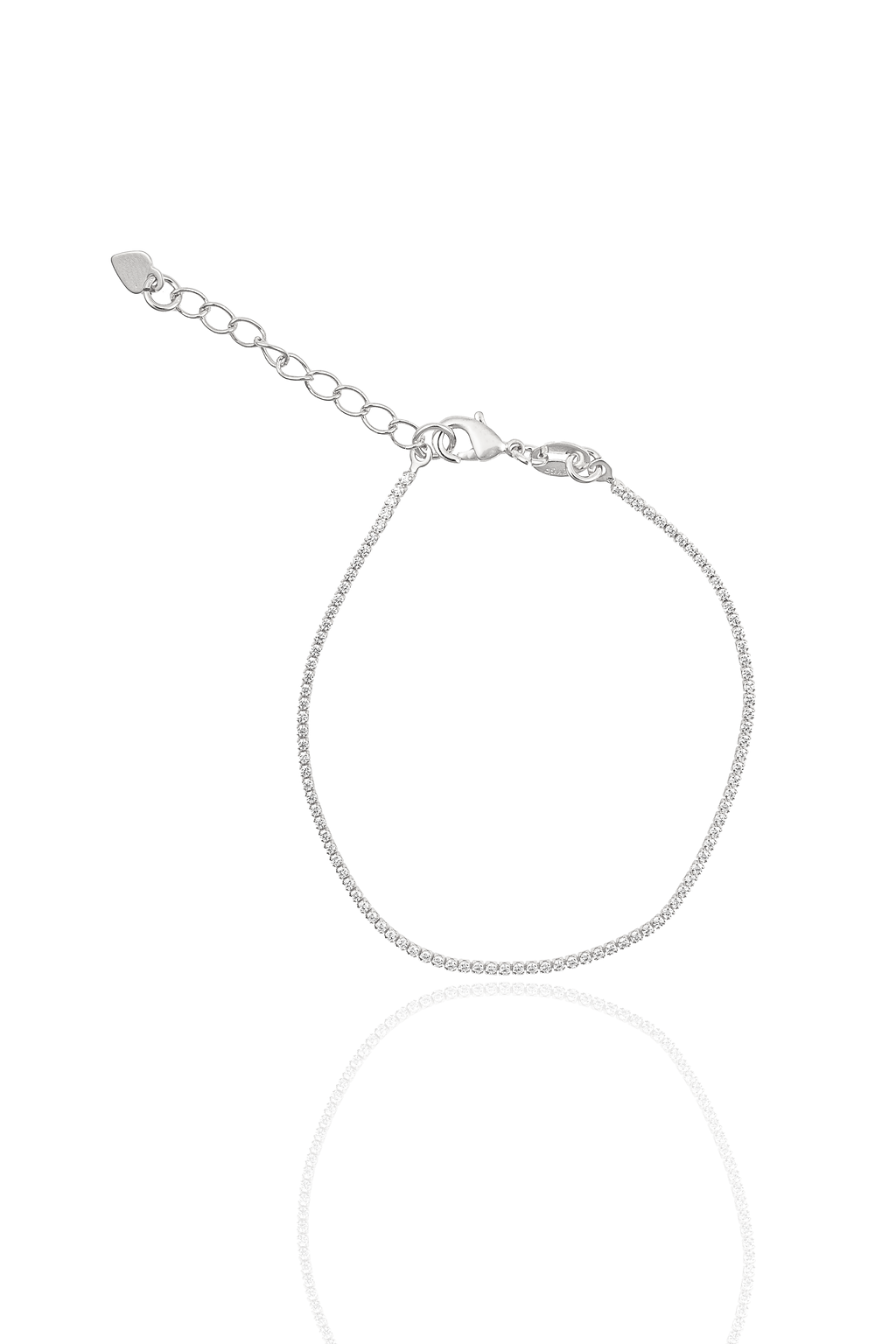 1mm Micro CZ Tennis Bracelet (H274/I351A)-1