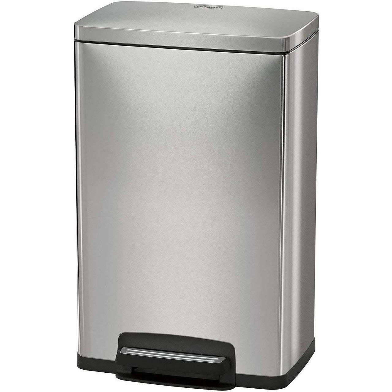 13-Gallon Kitchen Trash Can with Step Lid in Stainless Steel Finish-2
