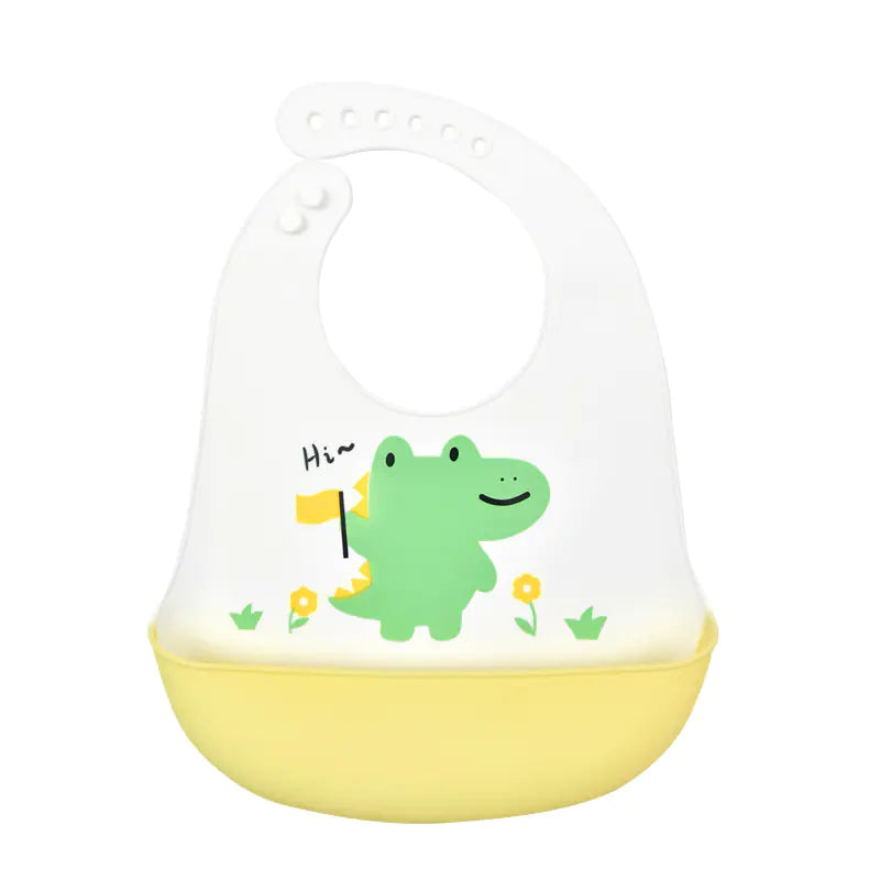 3D Baby Waterproof Silicone Bib for Feeding Kids