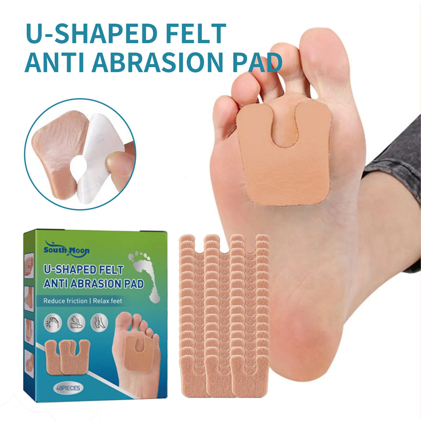 South Moon Durable Forefoot Pads for Pain Relief