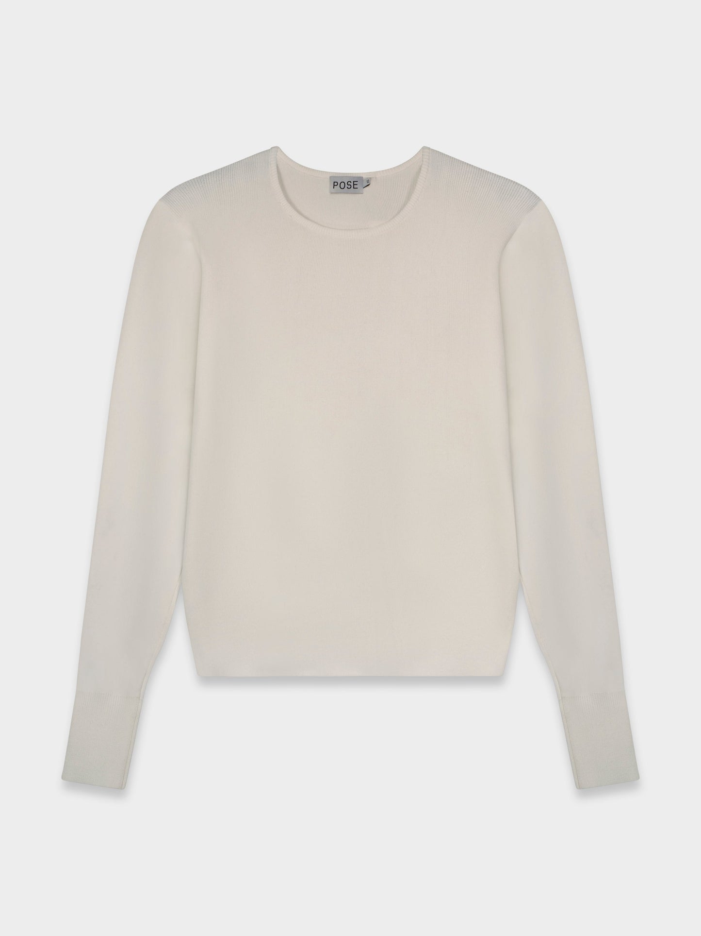 SILK KNIT SWEATER-CREAM-0
