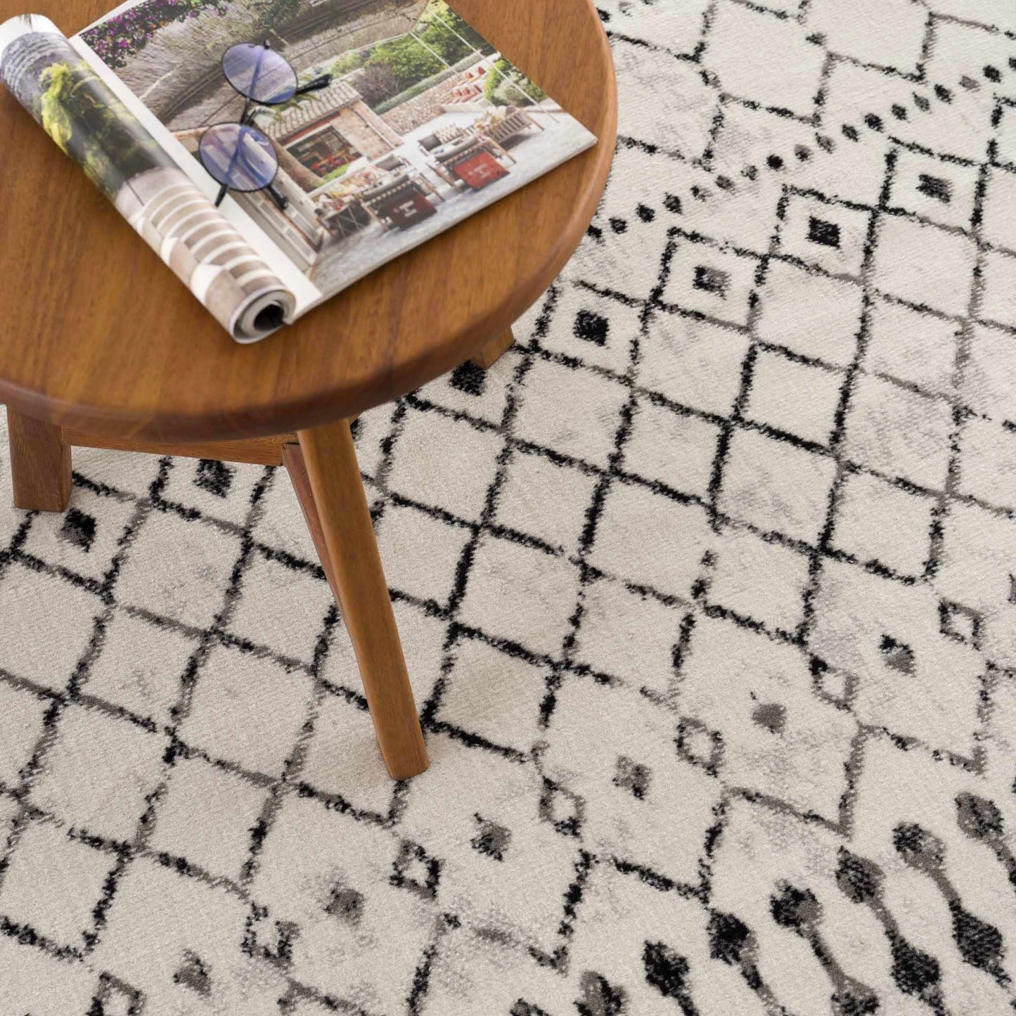 Scandi Moroccan Trellis Rug-4