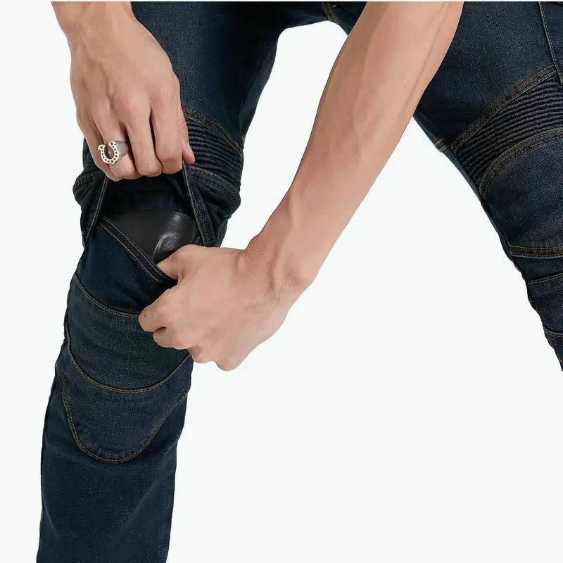 Men's Drop-Resistant Multi-Pocket Biker Pants