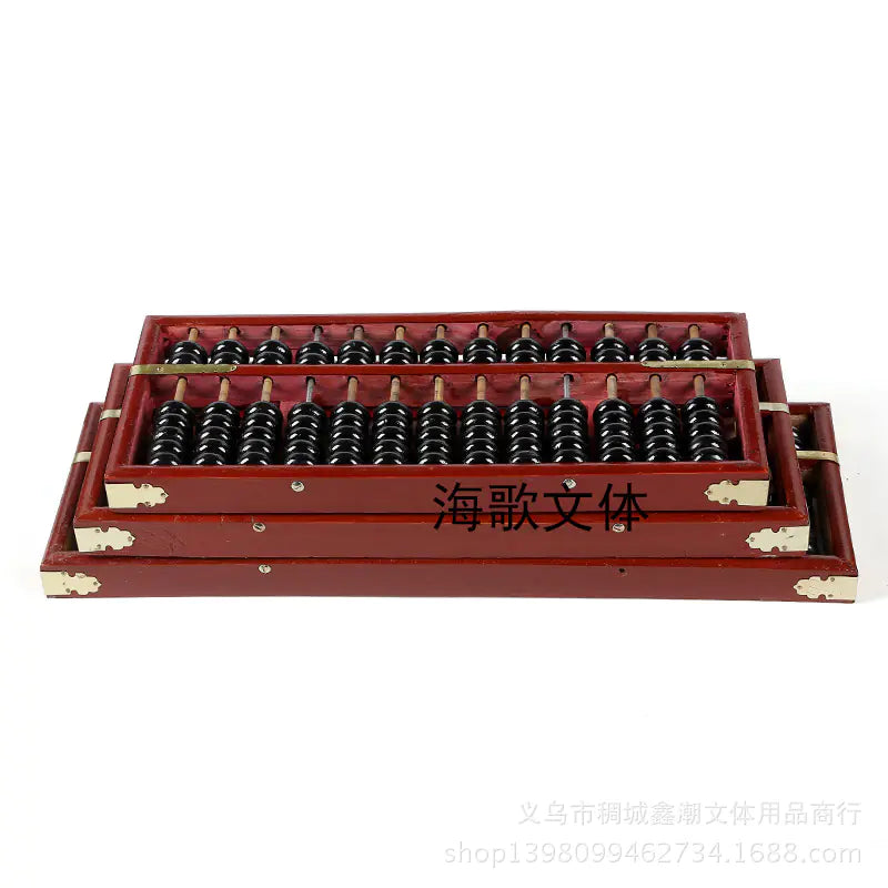 Durable Wooden Abacus for Accounting and Finance