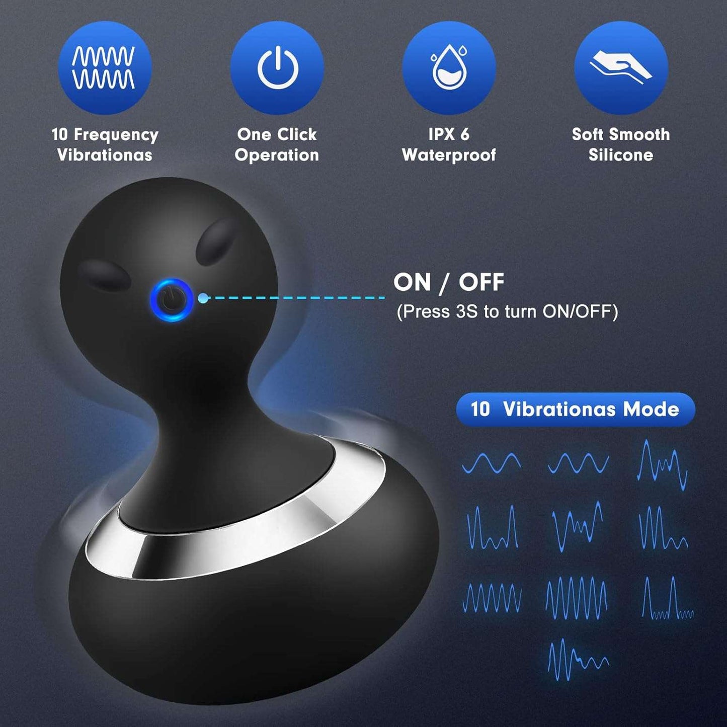 PulseMirage Powerful Vibrations Clitoral Vibrator-1