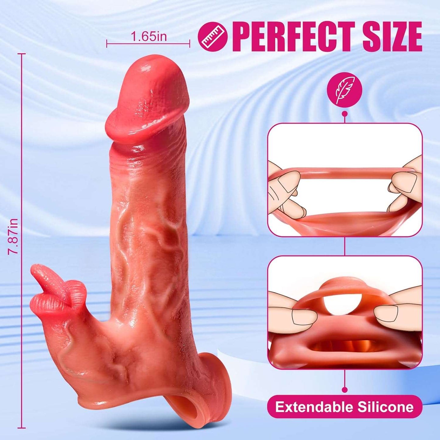 PulsePilot Remote Control Rabbit Thrusting Dildo-4