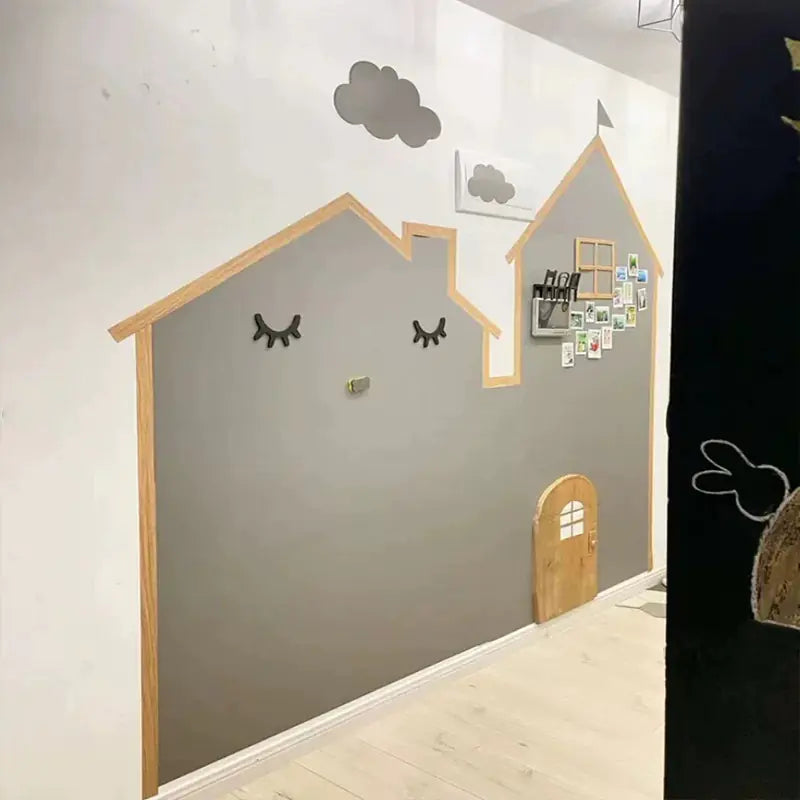 Double-Layer Magnetic Blackboard Wall Stickers for Kids