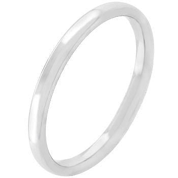 2 mm Stainless Steel Wedding Band-0