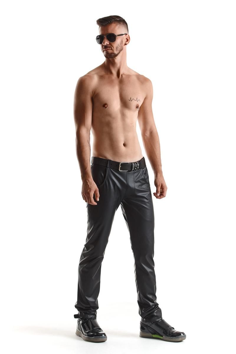 lange Herren Hose RMVittorio001 schwarz - 5XL-6