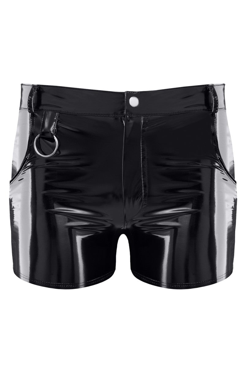 Herren PVC Shorts RMFabianoPVC schwarz - 2XL-0