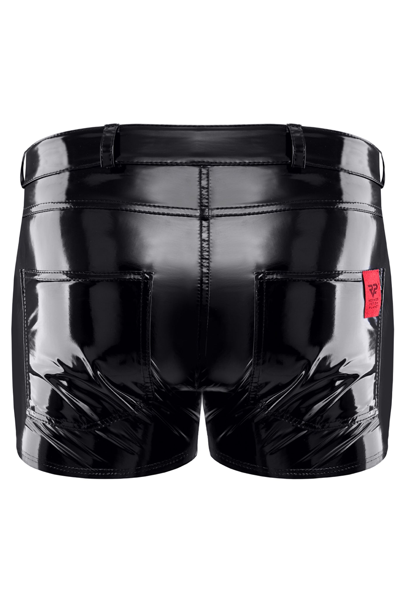 Herren PVC Shorts RMFabianoPVC schwarz - 2XL-2