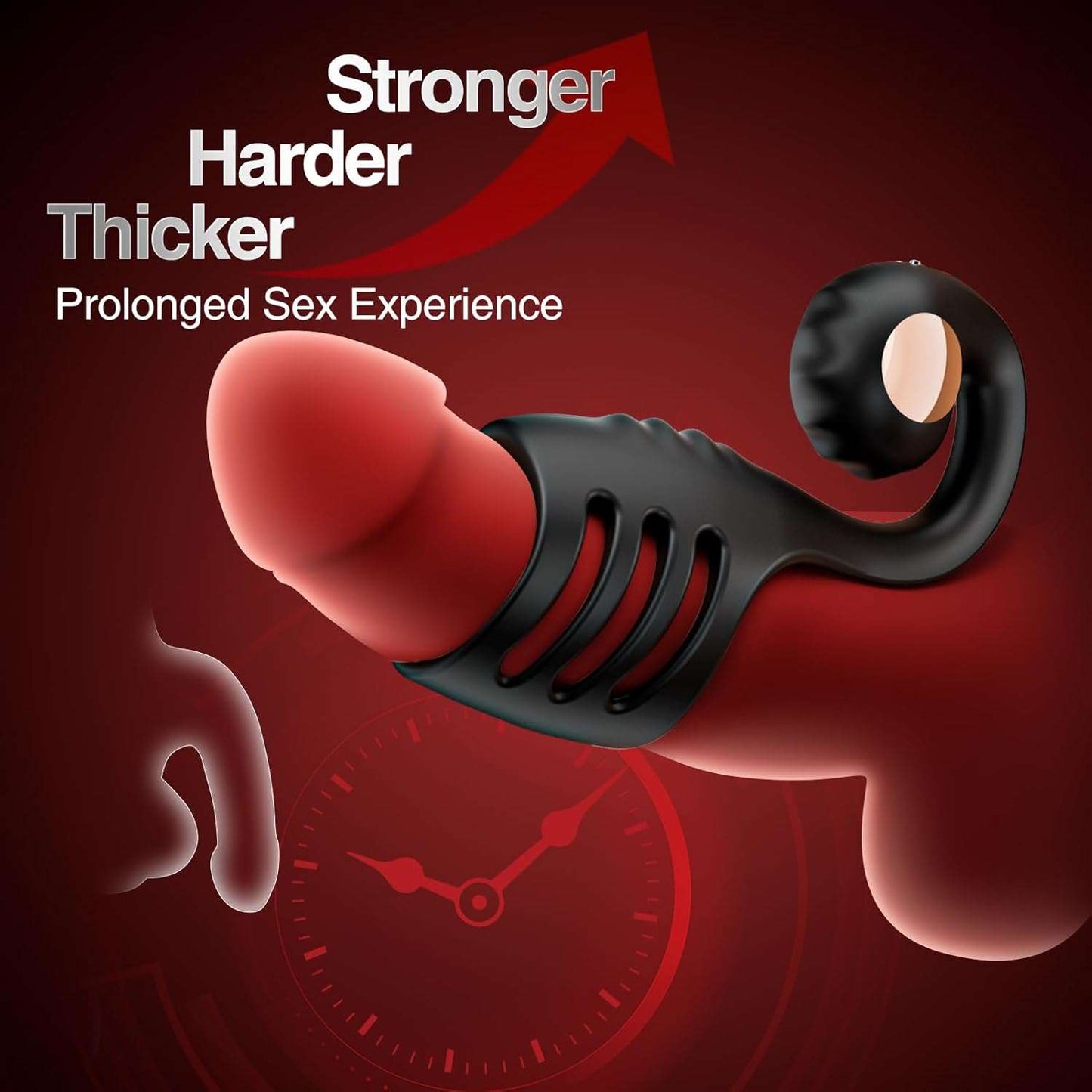 RingFusion Snail Clitoral Massager Penis Sleeve-4