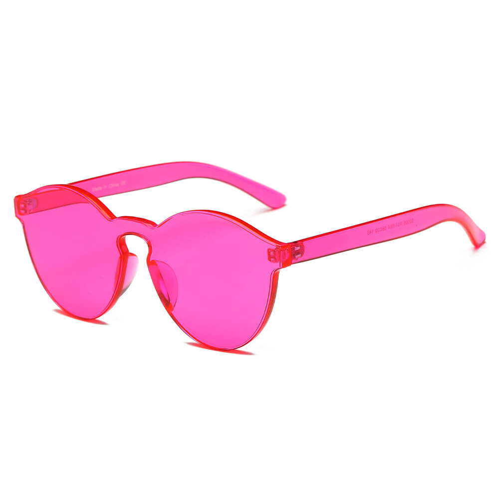 FARGO | Hipster Translucent Unisex Monochromatic Candy Colorful Lenses Sunglasses-9