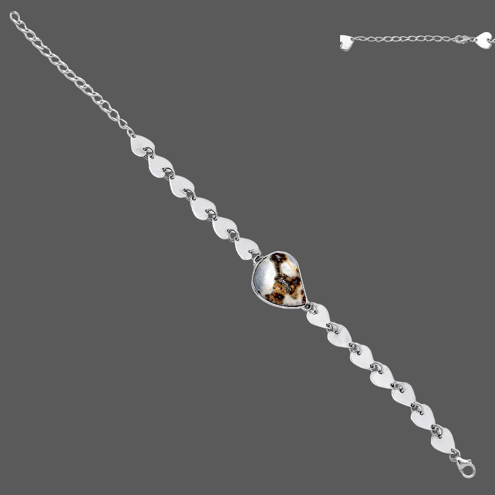 Heart - Maligano Jasper - Indonesia Bracelet B-1044 SDB4729-3