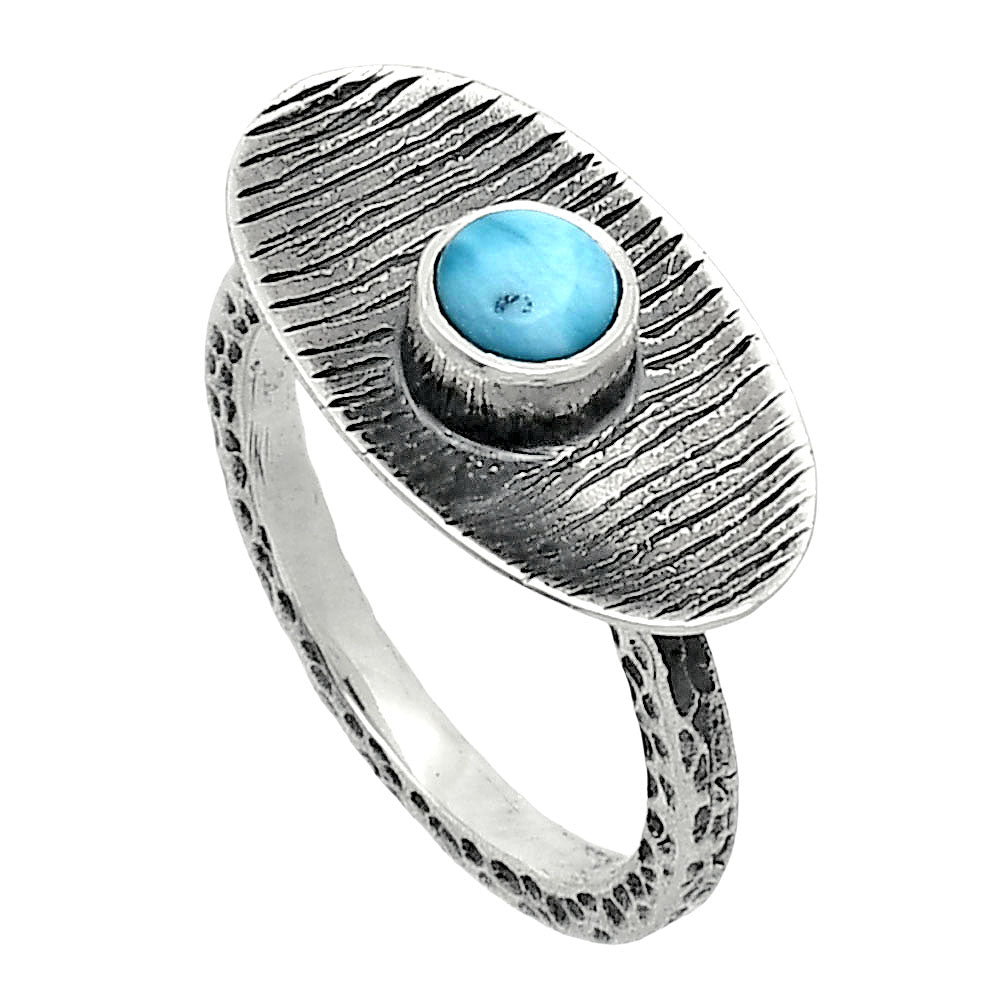 Larimar (Dominican Republic) Ring size-7.5 R-1573 SDR244269-1