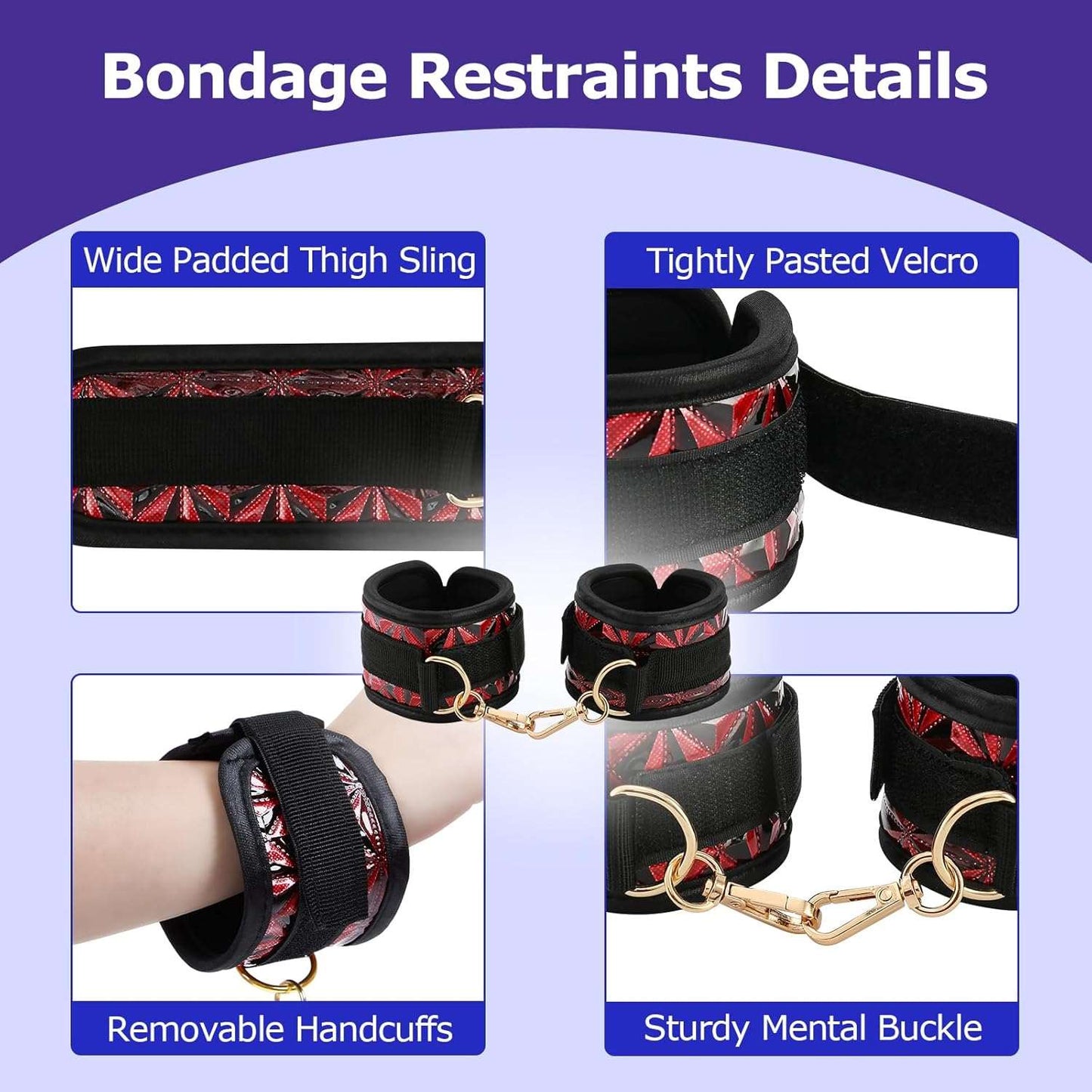 SecurePosition Sex Pillow BDSM Restraints Kit-2