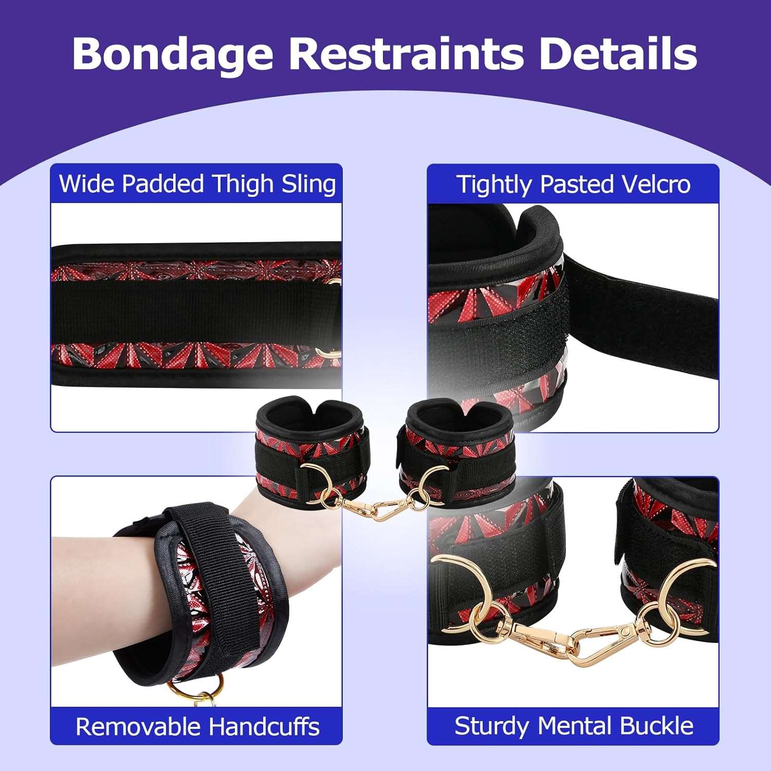 SecurePosition Sex Pillow BDSM Restraints Kit-2