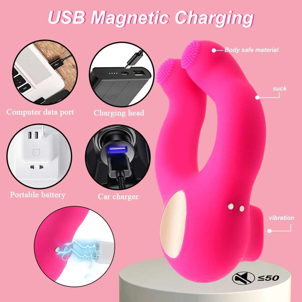 SensoryArc High Frequency Suction Clit Cock Vibrator-3