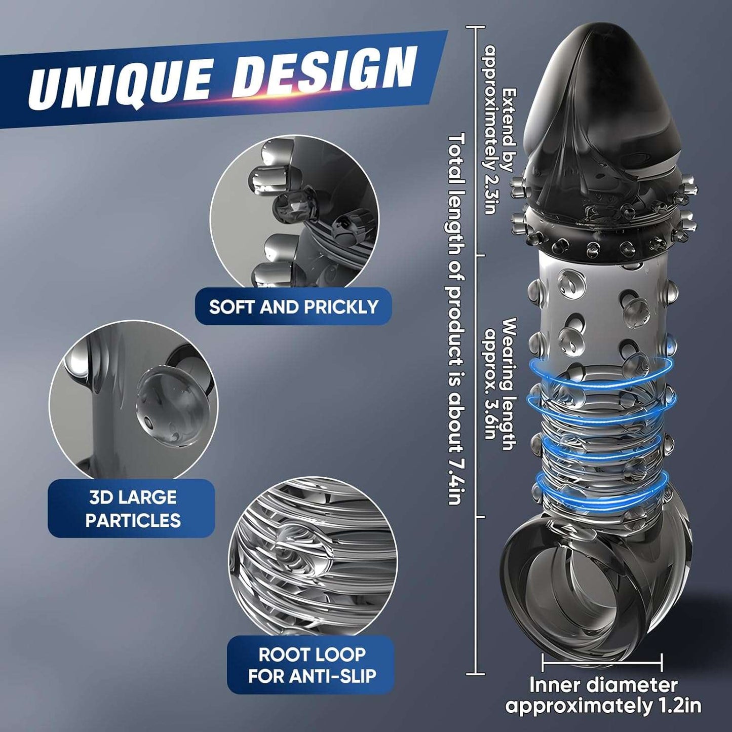 SensoryWrap Spiked Penis Sleeve-3