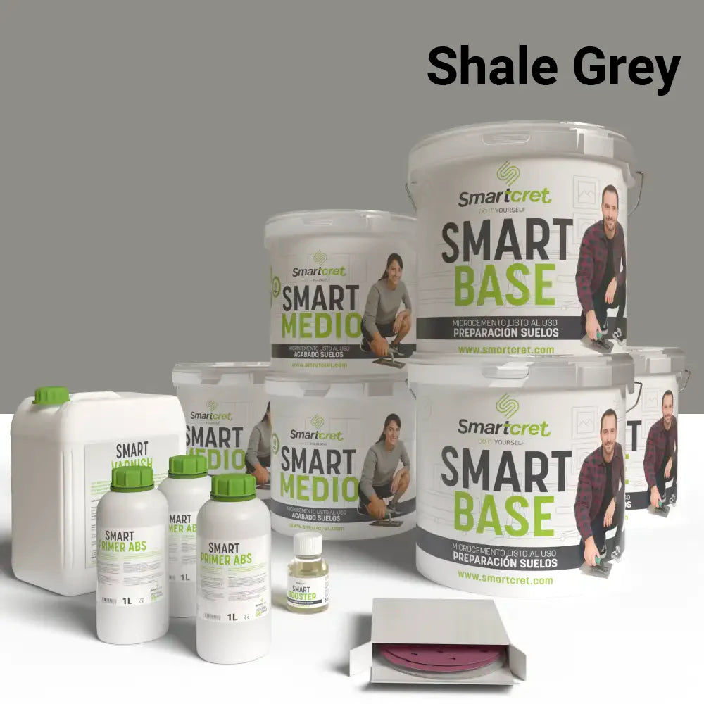 Kit microcemento para suelo cocina de cemento u hormigón para 24 m²-9