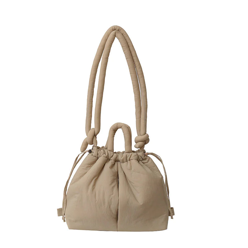 Women's Nylon Drawstring Backpack