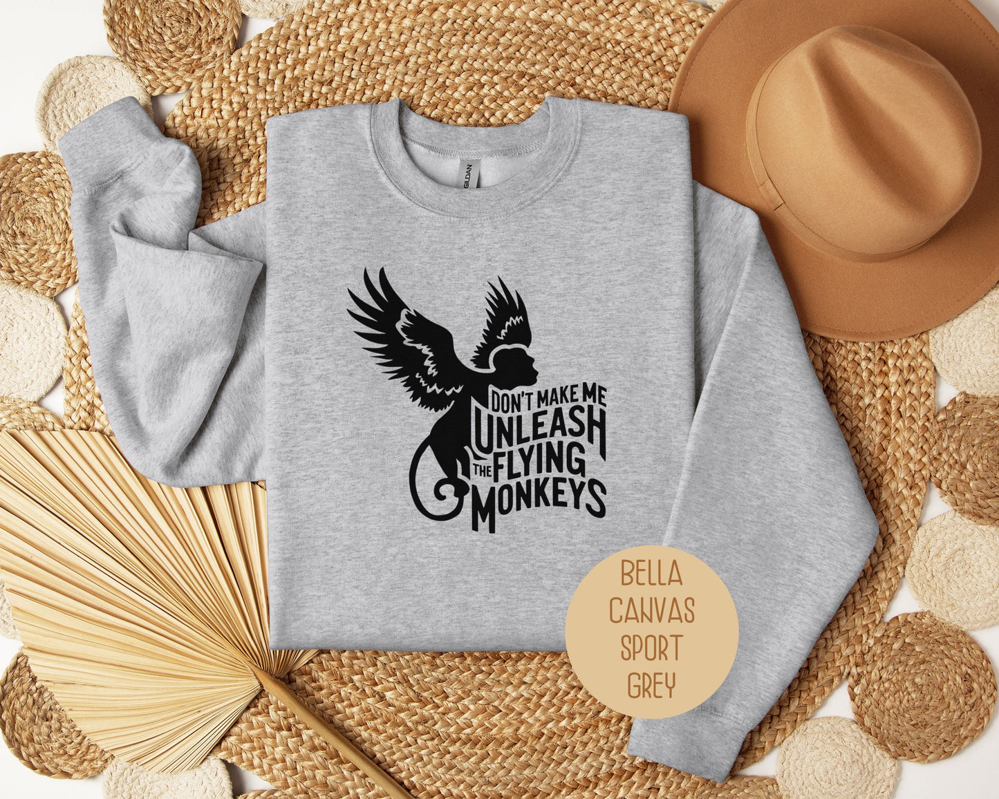 Don't Make Me Unleash the Flying Monkeys Sweatshirt-5