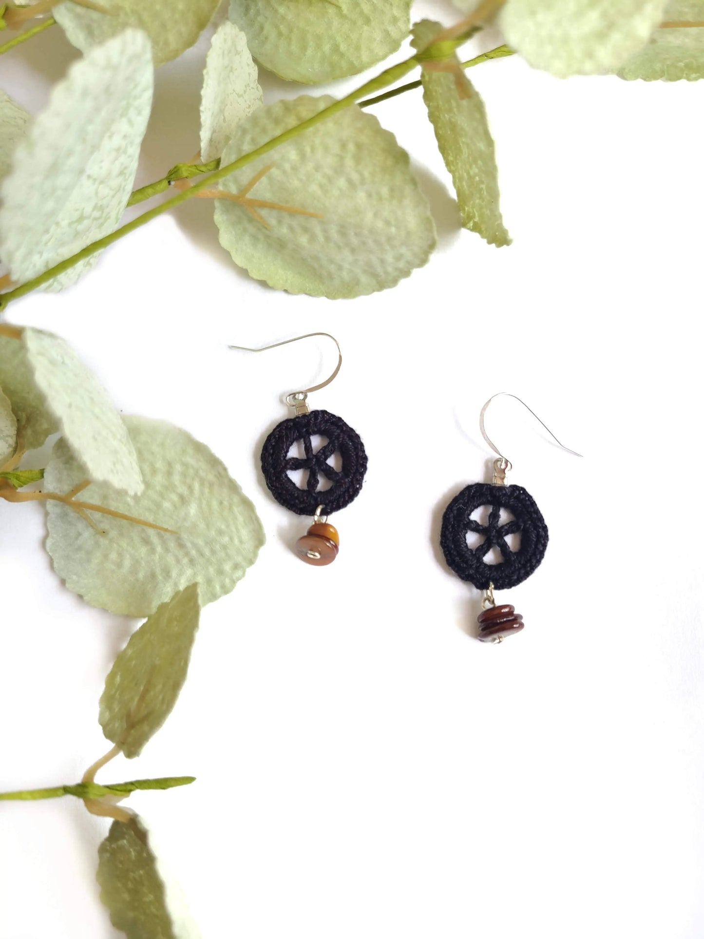 Star In a Circle Earrings-4