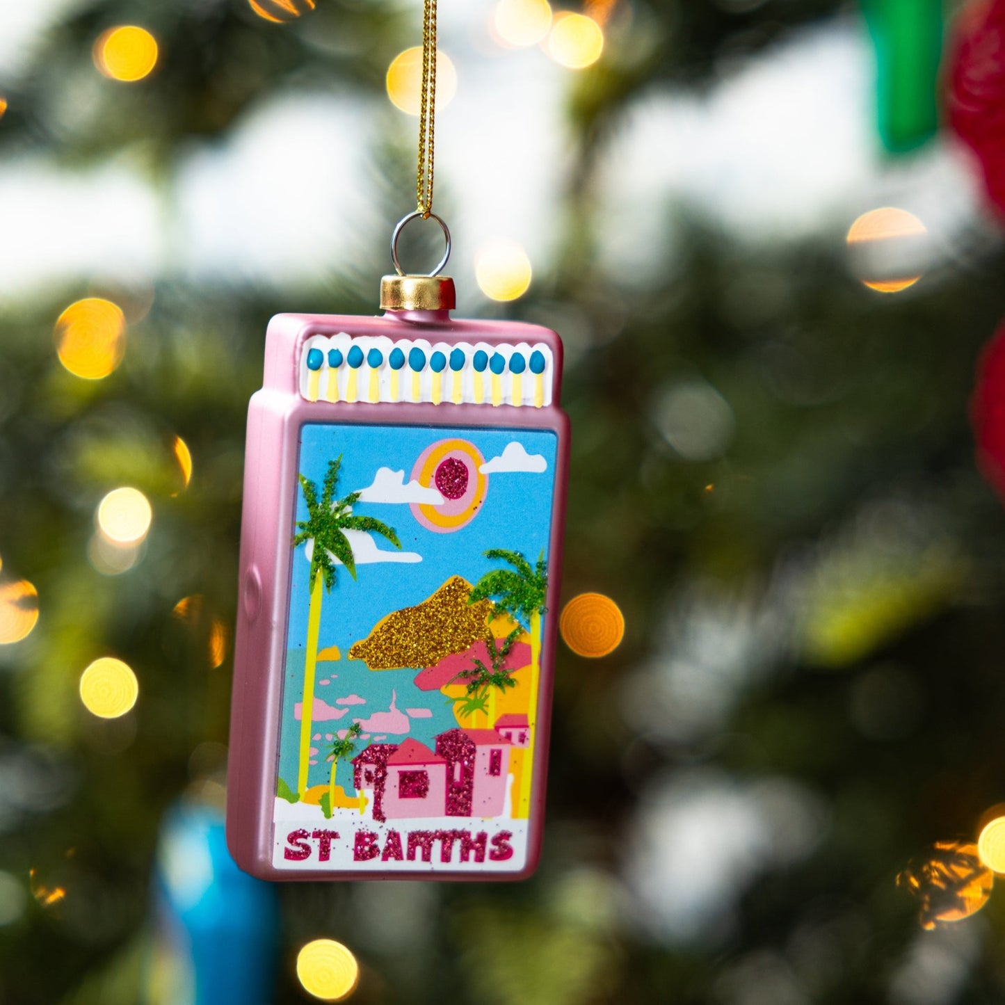 Matchbook Ornament - St. Barths-0